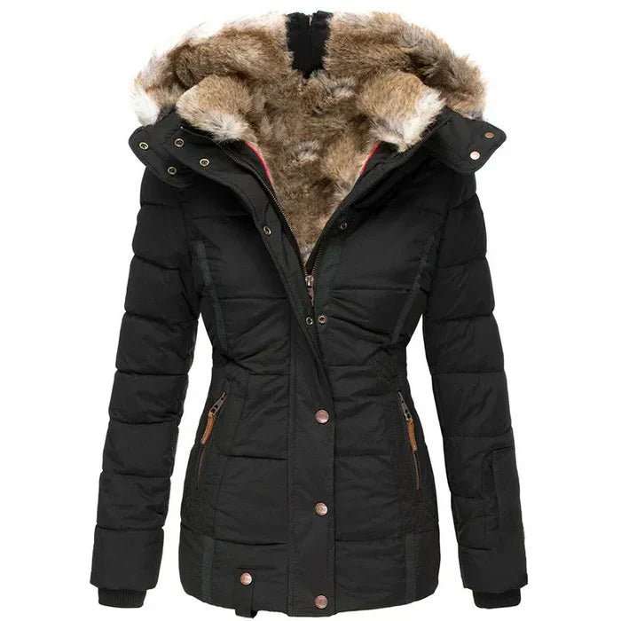 Belén™ - Warmer Wintermantel mit Fellfutter