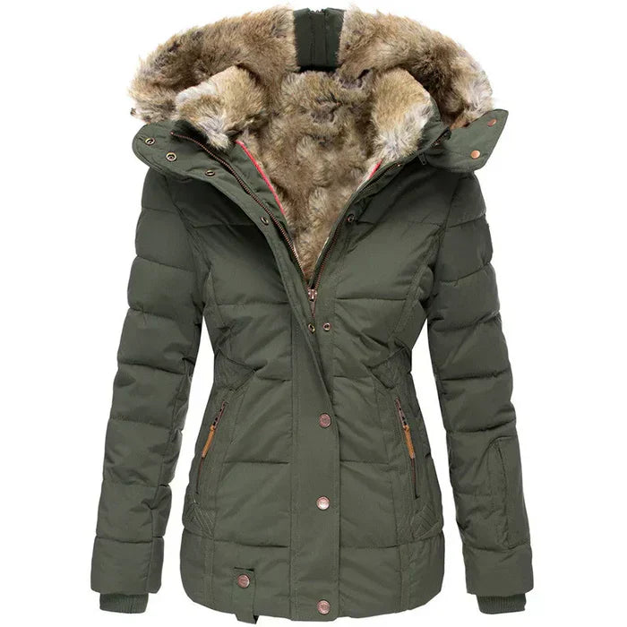 Belén™ - Warmer Wintermantel mit Fellfutter