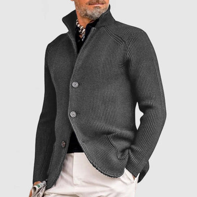 Gael™ - Elegante Strickjacke mit Revers für Herren