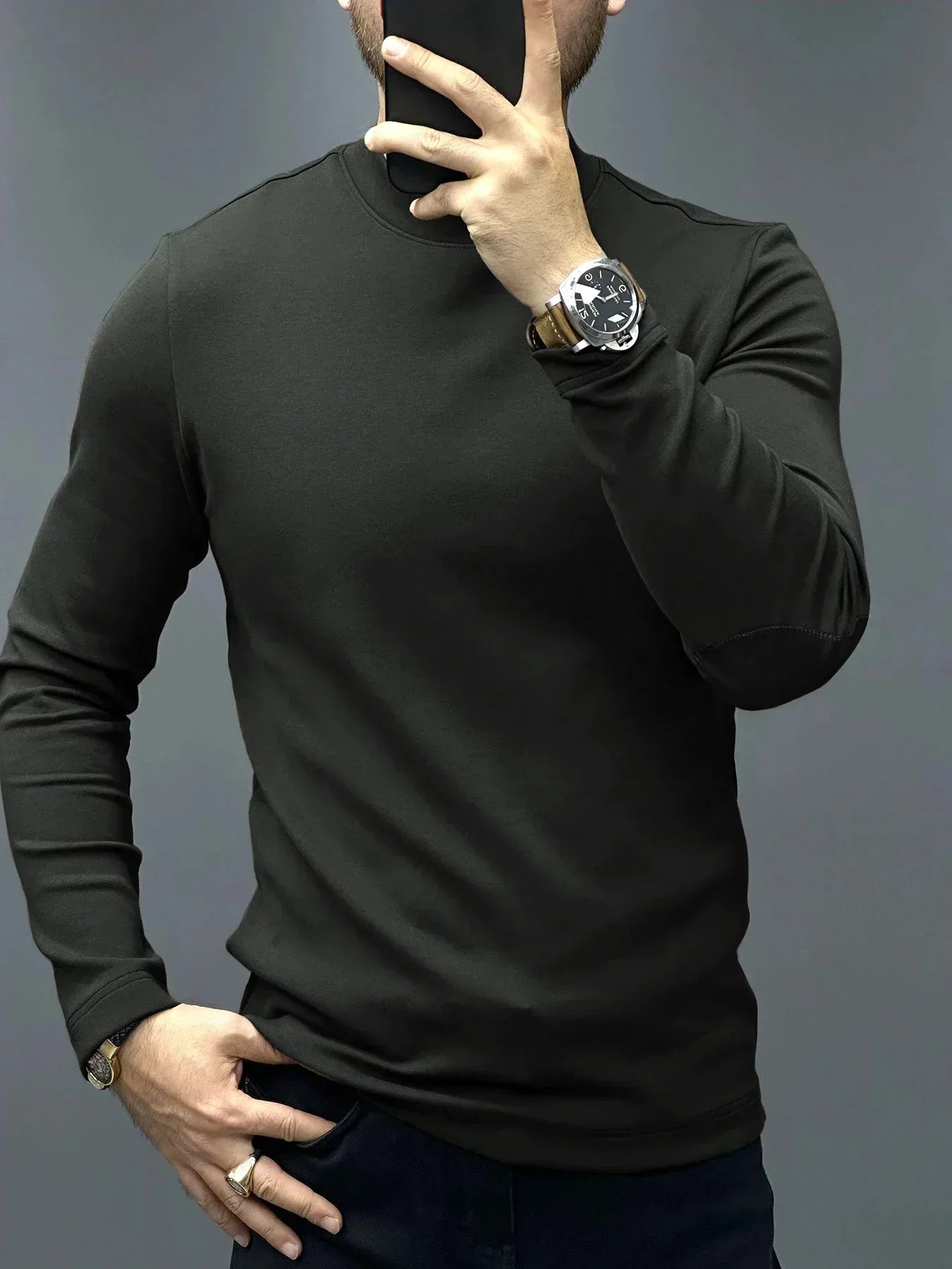 MANUEL™ - HERREN LANGARM-PULLOVER