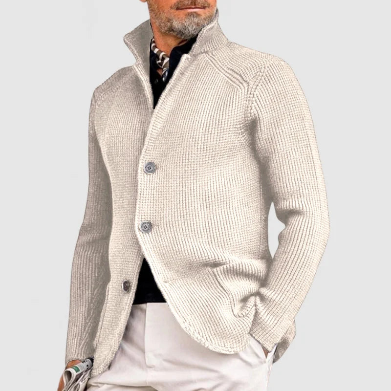 Gael™ - Elegante Strickjacke mit Revers für Herren