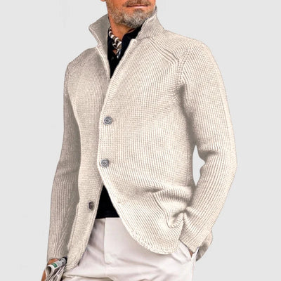 Gael™ - Elegante Strickjacke mit Revers für Herren