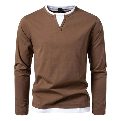 Hem Sworth™ - Kent Henley mit langen Ärmeln