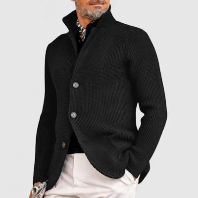 Gael™ - Elegante Strickjacke mit Revers für Herren