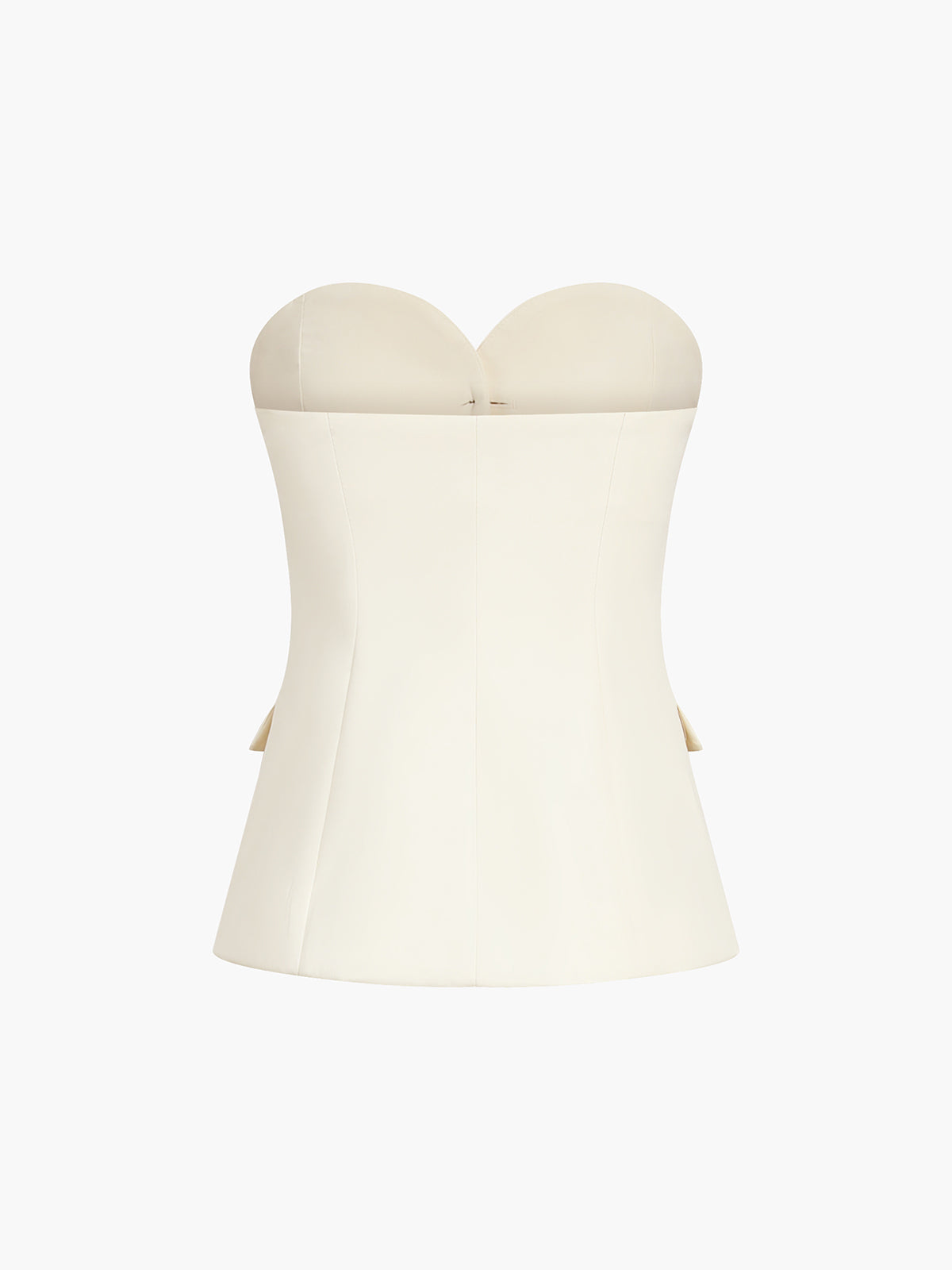 Margo™ - Einfarbiges Tube-Top mit Weit geschnittenen Hosen Set