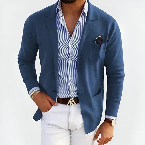 Benjamin™ - Raffinierte Wickelstrickjacke