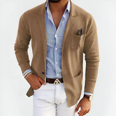 Benjamin™ - Raffinierte Wickelstrickjacke
