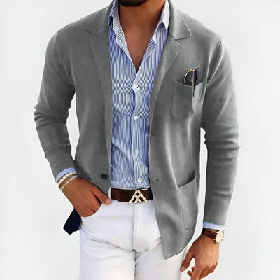 Benjamin™ - Raffinierte Wickelstrickjacke