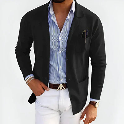 Benjamin™ - Raffinierte Wickelstrickjacke