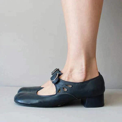 Emma™ - Klassische Sandalen mit Lederabsatz