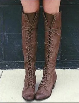 Irine™ -  Mittelalterliche Ritterstiefel für Damen