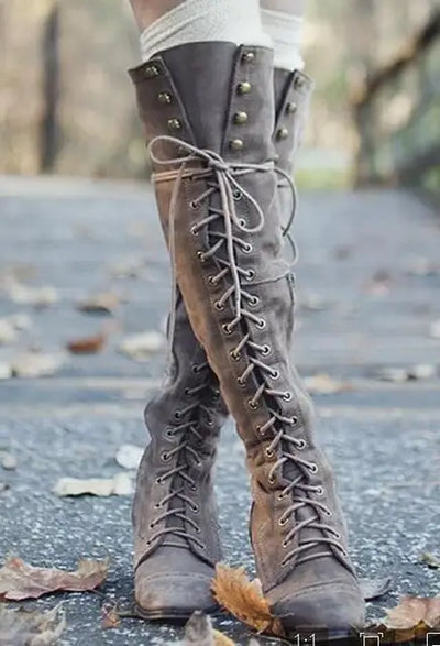 Irine™ -  Mittelalterliche Ritterstiefel für Damen