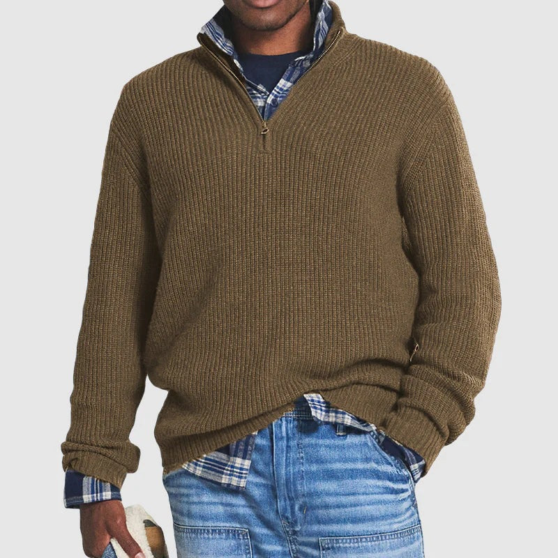 Louis™ - Der Stilvolle Zip-Pullover für Herren