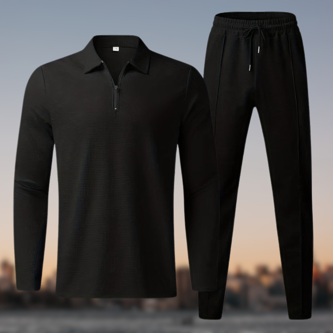 Truman™ - Stylischer Jogginganzug mit Waffelmuster