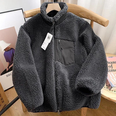 Lilly - Damen Winterjacke mit Teddy-Effekt