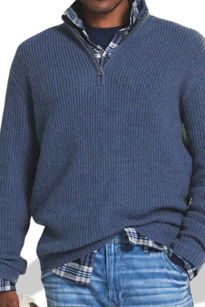 Louis™ - Der Stilvolle Zip-Pullover für Herren