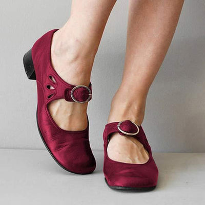 Emma™ - Klassische Sandalen mit Lederabsatz