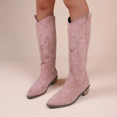 Ivy™ - Bestickte Western-Cowboystiefel