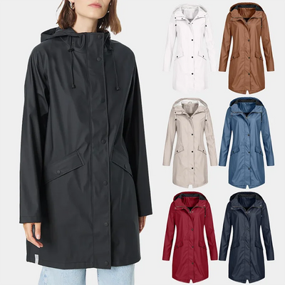 Monica™ Trench mit Kapuze