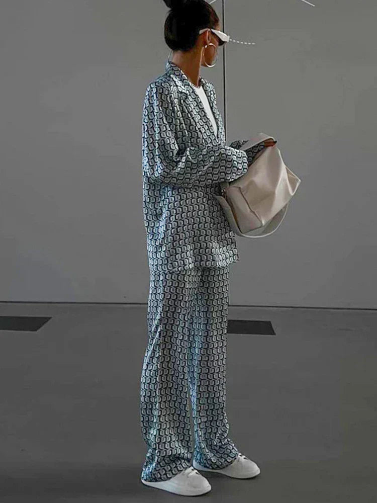 Louise™ -Satin Suit Set