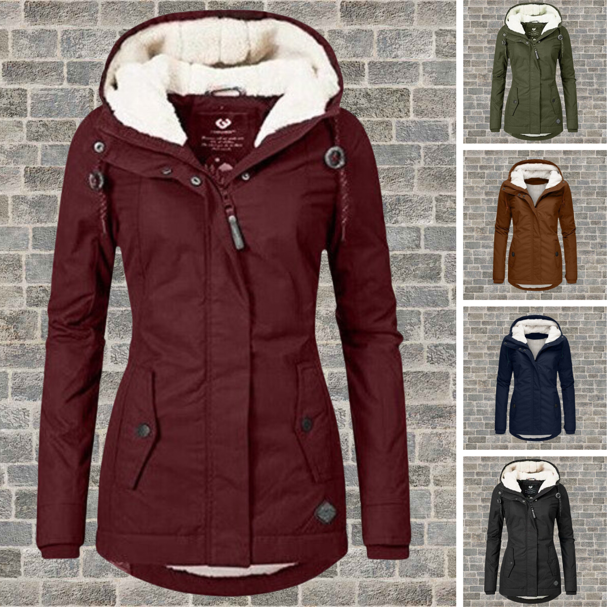 Jenna ™ - Warmer Sherpa-Hoodie für Damen
