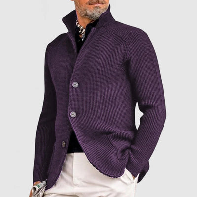 Gael™ - Elegante Strickjacke mit Revers für Herren