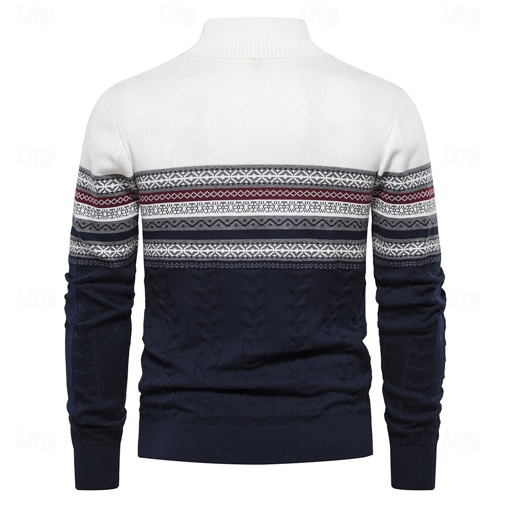 Bale™ - Lässiger Herrenpullover mit Ethno-Muster