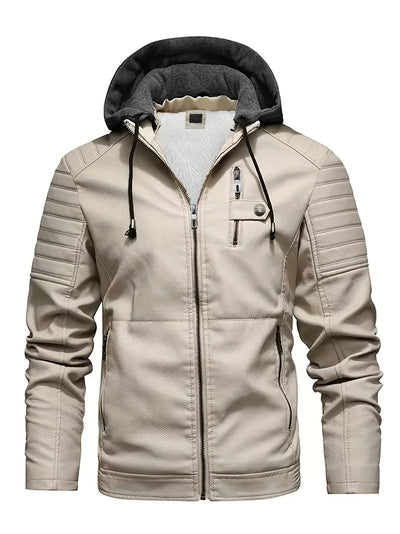 Santino™ -Die Stilvolle Winterlederjacke