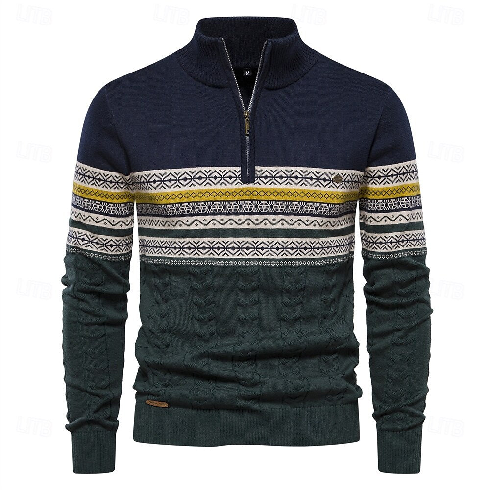 Bale™ - Lässiger Herrenpullover mit Ethno-Muster