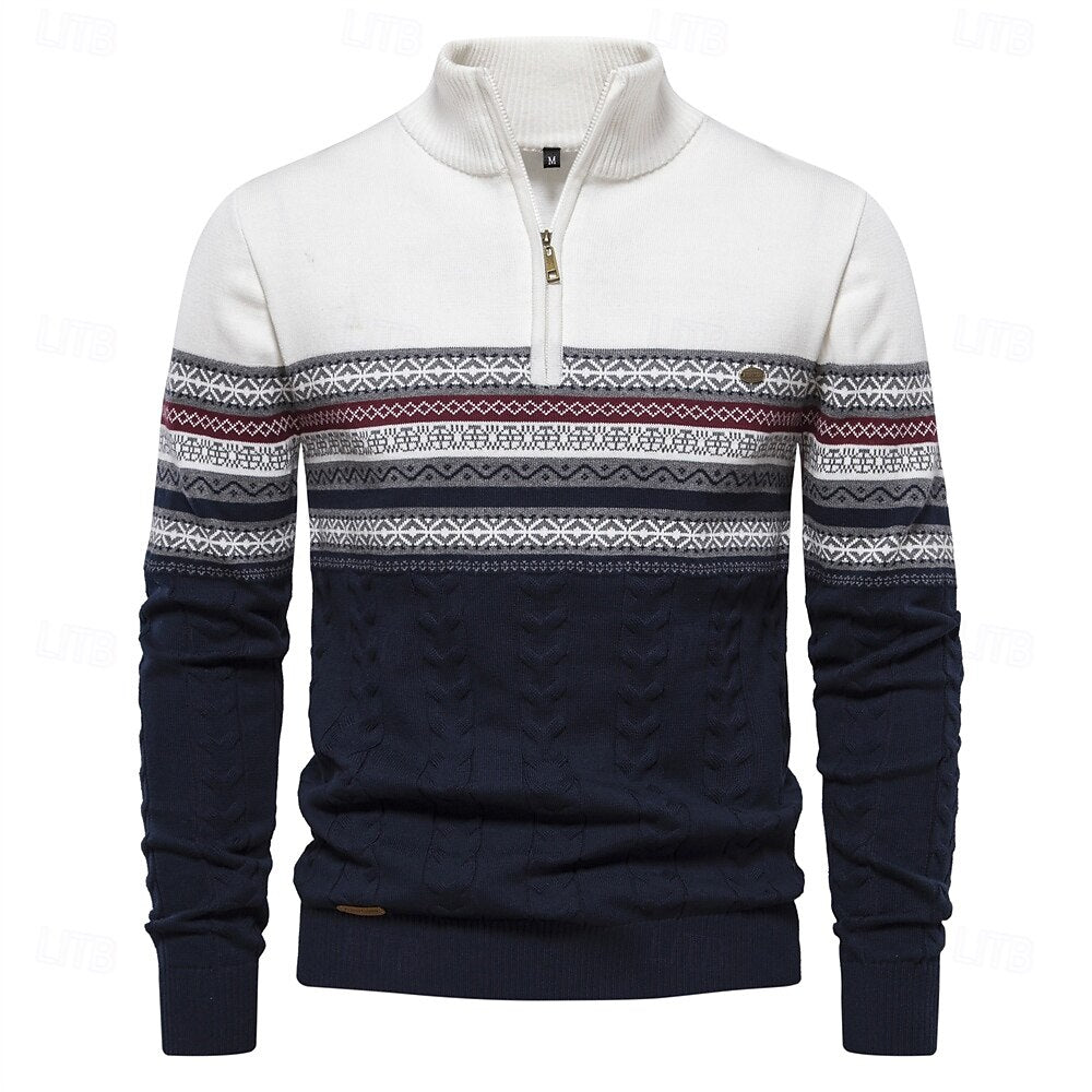 Bale™ - Lässiger Herrenpullover mit Ethno-Muster