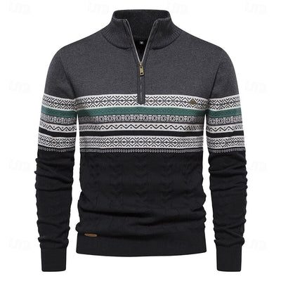 Bale™ - Lässiger Herrenpullover mit Ethno-Muster
