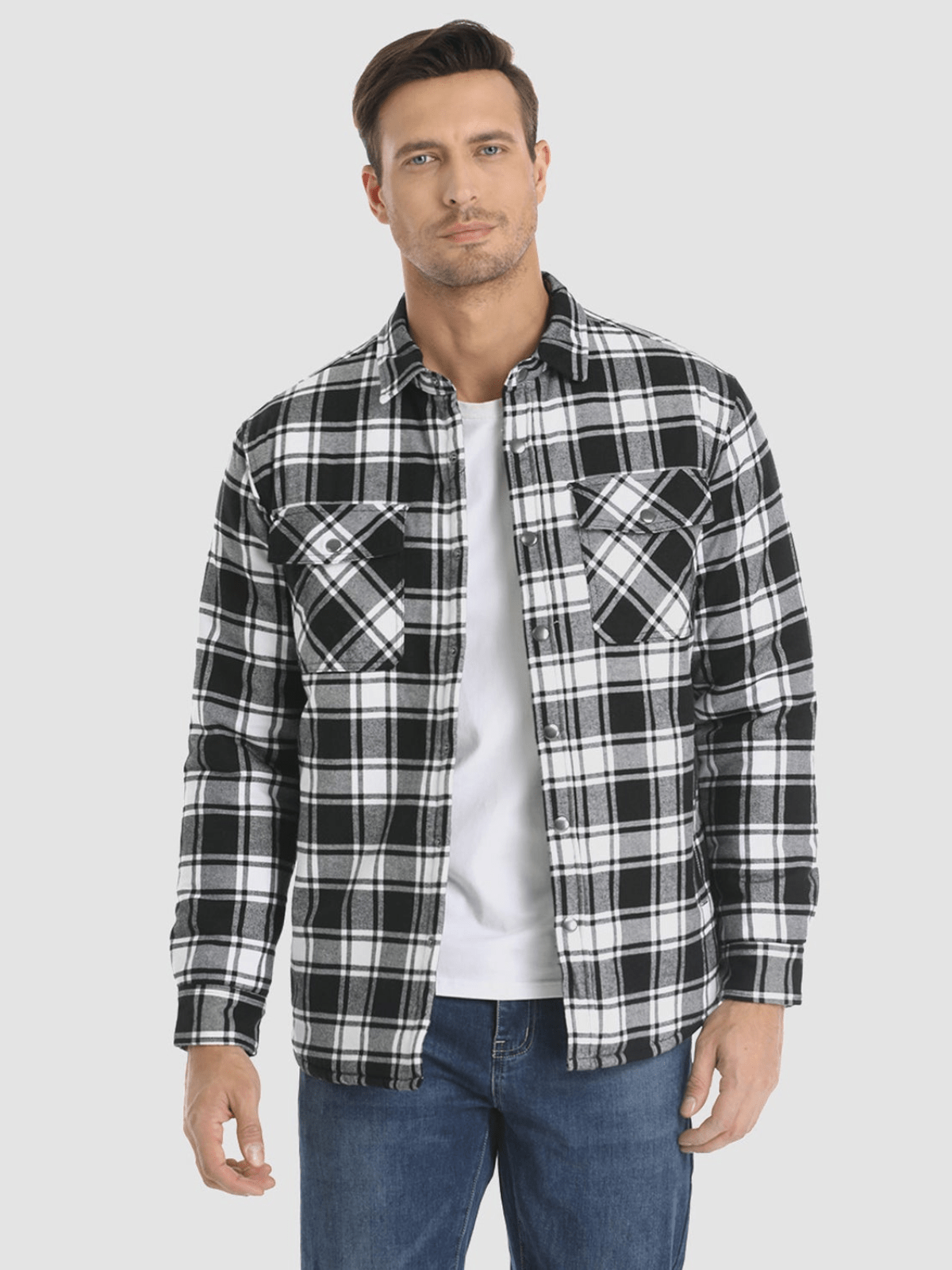Iver™ - Gestreifte Flanelljacke