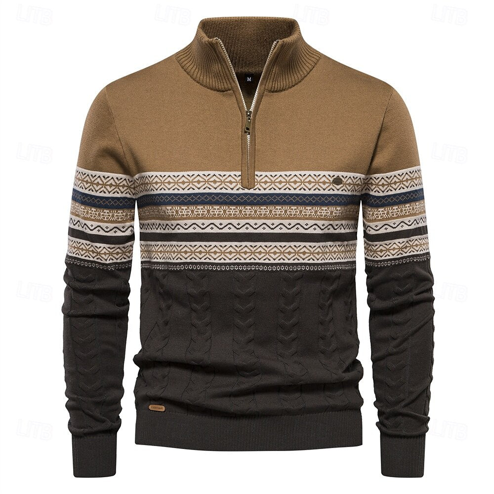 Bale™ - Lässiger Herrenpullover mit Ethno-Muster