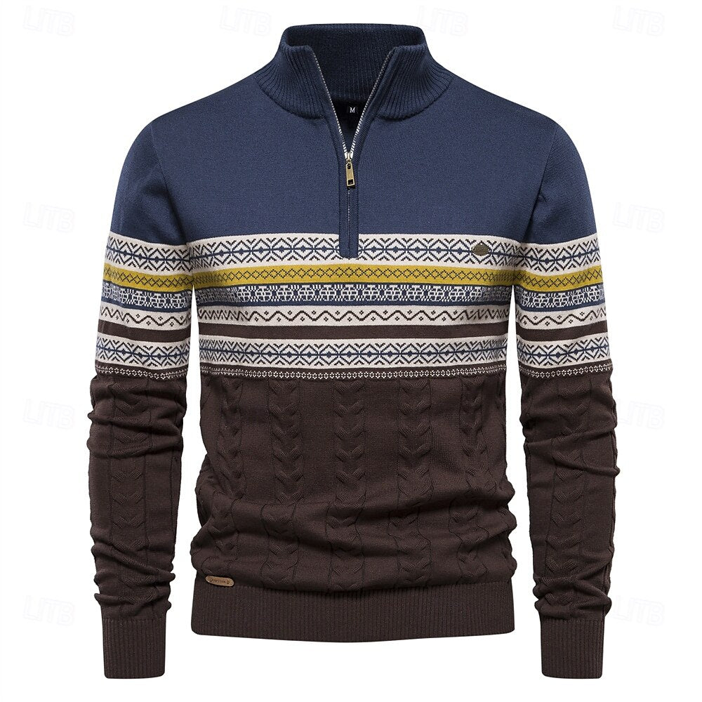 Bale™ - Lässiger Herrenpullover mit Ethno-Muster
