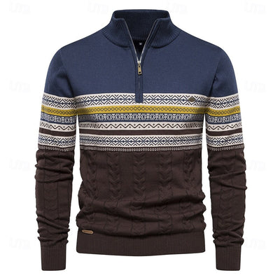 Bale™ - Lässiger Herrenpullover mit Ethno-Muster