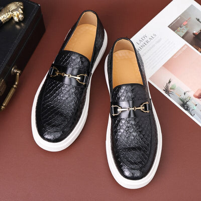 GIOVANNI™ - NoirVerde Couture Loafer